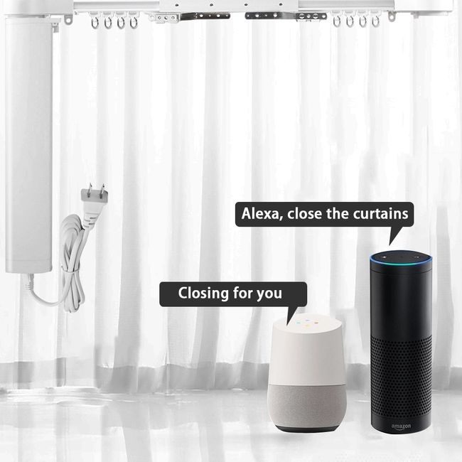 1PCS Electric Smart Curtains System, Automatic Curtain Opener