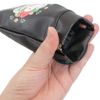 Peanuts SNAP3419 Glasses Case, Flower, Black