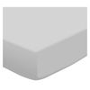 SheetWorld Fitted Basket Sheet - Silver Grey Jersey Knit - Solid Colors