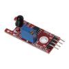 Fudeshe Voice Detection Module 3pcs Red Digital Microphone Sensor Module High Sensitivity Sound Sensor
