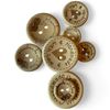 KnitForLess 100Pcs Buttons Wooden Hand Made with Love Mixed Sizes 3 Different Patterns