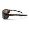 Generic The Tempe Bifocal Sun Reader Sport & Wrap-Around Safety Reading Sunglasses, ANSI Z87.1, + 2.00 Tortoise with Amber Lens