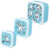 EliteKoopers 3Pcs Lunch Boxes Small Medium Large Size Cat Design