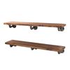 RESTORE Autumn Brown 36 in. Shelves with L-Shaped Brackets