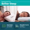 BLISSBURY Ear Pillow with Hole | Ear Piercing Pillow | Adjustable Memory Foam with for chondrodermatitis CNH | Piercing Pillow for Side Sleepers