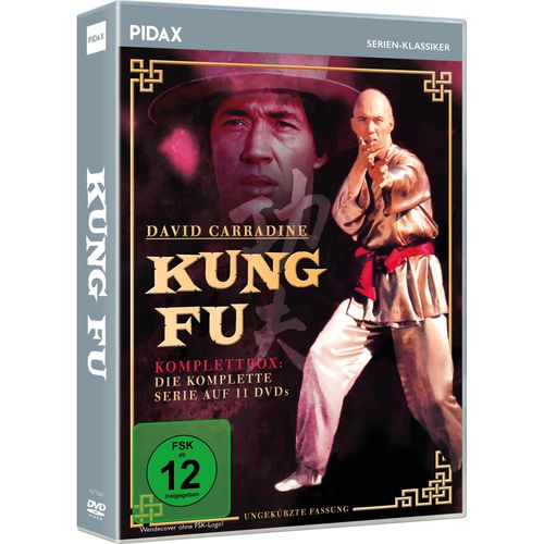 Kung Fu - Komplettbox - Ungekürzte Fassung / Die komplette Kultserie mit David Carradine (Pidax Serien-Klassiker) [11 DVDs]