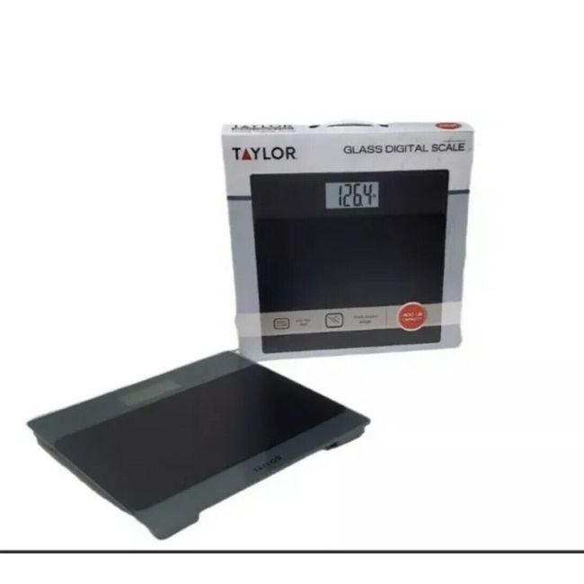 Taylor Digital Glass Scale, Black