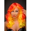 Struts Womens Halloween Red Ombre Devil Flame Wig