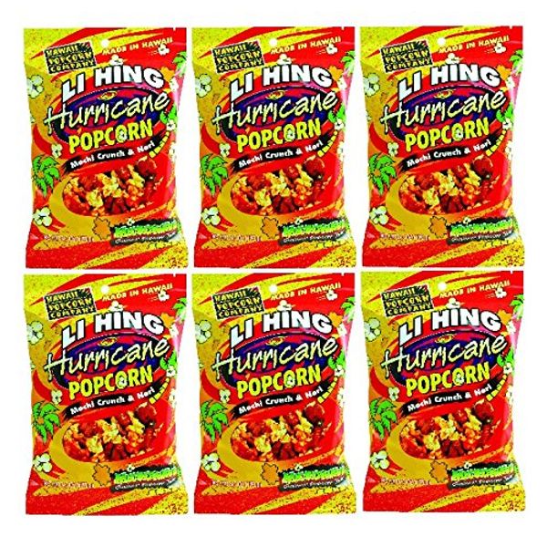6pk Li Hing Hurricane Microwave Popcorn Singles
