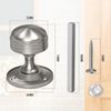 Bwintech 1 Set Ringed Mortice Door Knobs,Satin Nickel Finishing Pull Door Handle Knobs for Interal Doors