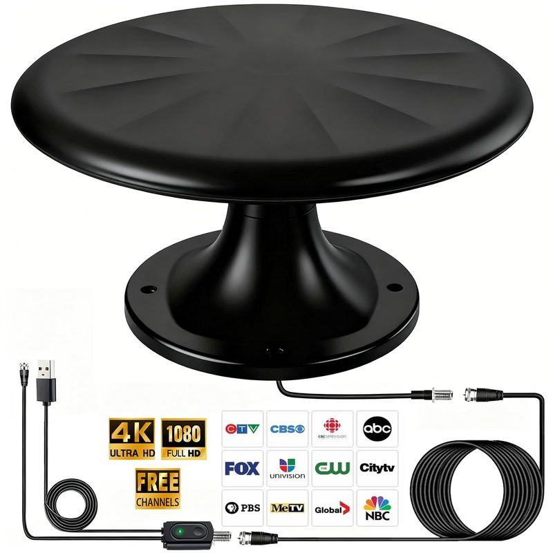 RV TV Antennas Roof Mounted, Portable RV Antenna for Camper Outdoor ...