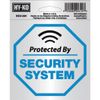 Hy-Ko™ 4X4" Self-Adhesive Security System Sign 4" x 4" (6 pcs.)
