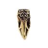 Raven Viking Celtic Beard Hair Bead (5mm hole, made from Solid Bronze)