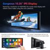 CAM+Portable Android Auto CarPlay 10.2" IPS Touch Car Stereo Radio Bluetooth DVR