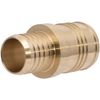 SharkBite 2 x 1-1/2 Inch Brass Crimp Reducing Coupling, PEX Pipe, PE-RT, UC015441