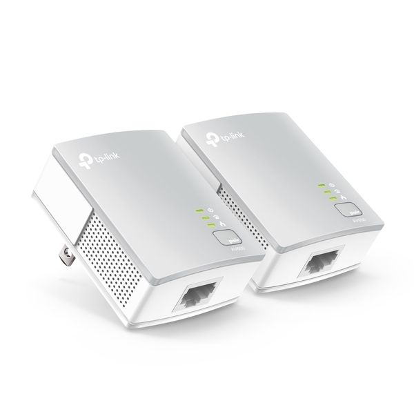 TP-Link AV600 Powerline Ethernet Adapter - Plug&Play, Power Saving, Nano Powerline Adapter, Expand Home Network with Stable Connections (TL-PA4010 KIT)