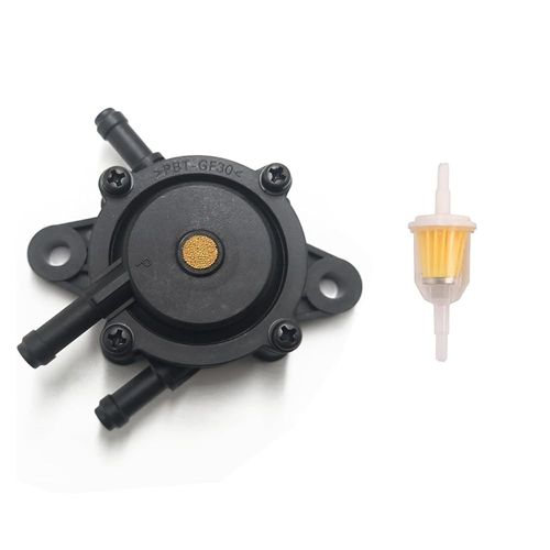 Fuel Pump with Fuel Filter for Kohler 24 393 04-S 24 393 16-S 17HP-25 HP for Fits 491922 691034 692313 808492 808656 For Honda 16700-Z0J-003 For Kawasaki 49040-7001 Engine