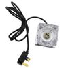 Ambient Glass Ice Cube Touch Dimmable Table Lamp Chrome Base with G9 Bulb M0047