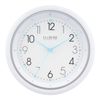 404-4525 La Crosse Clock Co. 10" Plastic Analog Night Vision Wall Clock - White