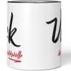 JUNIWORDS Tasse, Vick, die Wundervolle, Schwarz (5307754)