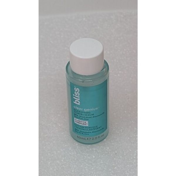 Bliss Clear Genius Clarifying Toner Serum BHA Witch Hazel Niacinamide 2.0 Fl Oz