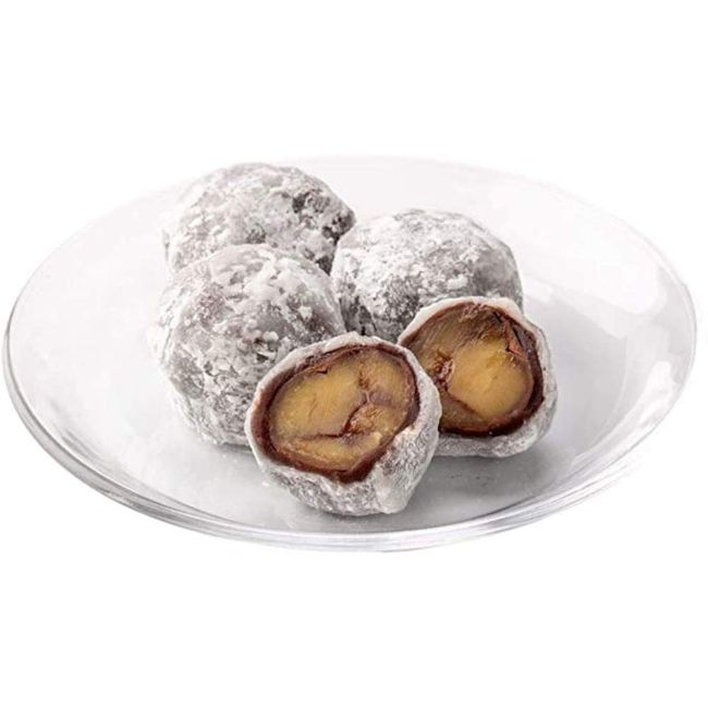 Shinkido Whole Chestnut Daifuku, 8 Pieces, Japanese Sweets, Gift, Daifuku, Popular, Maroon Ranking, High Quality, Chestnut, First Sale, New Year