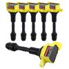 6 Pack Ignition Coil & Spark Plug For 2002-09 Maxima Murano FX35 G35 Quest 3.5L