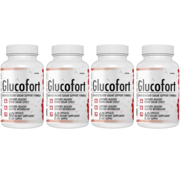 Glucofort - Healthy Blood Sugar Level Support Supplement - 4 Bottles