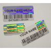 100 BCc Custom Print BARCODE Security Hologram Tamper Evident Label Stickers