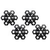 Dabada DA-1013 Trekking Pole/Walking Pole Rubber Caps, Baskets, Snow Baskets