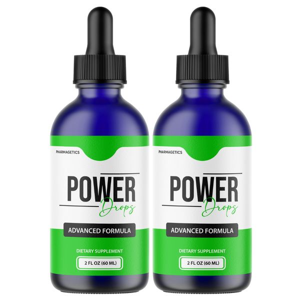 Power Drops for Men, Power Drops to Boost Stamina - 2 Bottles Official