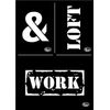 Viva Decor A4 Universal Stencil - Loft & Work #741