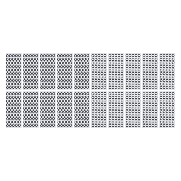 1000Pcs 6.0 Mm 3D Scanning Marker Accurate Tracking Dots Diffuse Reflection Markers for 3D Scanner ID 6mm OD 10mm