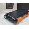 Solar Power Bank Portable Charge Flashlight USB Camping Rugged Waterproof