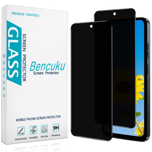 Bencuku (2 Pack) Privacy Screen Protector Designed for Motorola Moto G Power 5G (2024) Anti-Spy Tempered Glass, Anti Scratch, Bubble Free