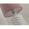 Blush Pink Velvet Drum Lampshade