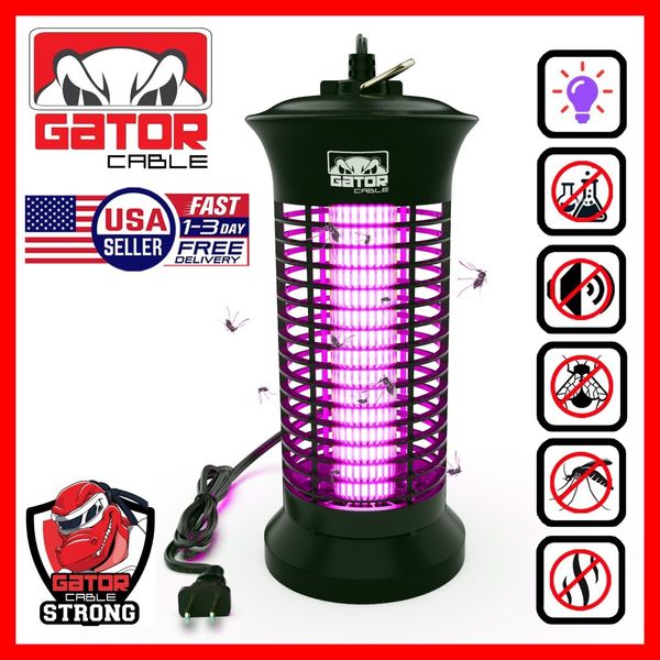 Electric Mosquito Insect Fly Bug Zapper Killer LED Light Trap Pest Control Lamp