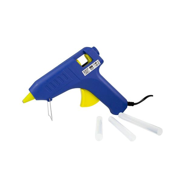 Modelcraft Gun with 3X Glue Sticks, Blue, 16cm
