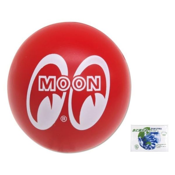 MOONEYES MG015RD Antenna Ball, Red + Bonus (Pocket Tissue)