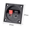 sourcing map 2 Ways Spring Speaker Terminal Clip Push Release Connector Audio Cable Terminals Strip Block Black Red WP2-7 2Pcs
