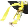 (Set of 2) Side Mount Wheel Net with Ratchet and Flat Hook