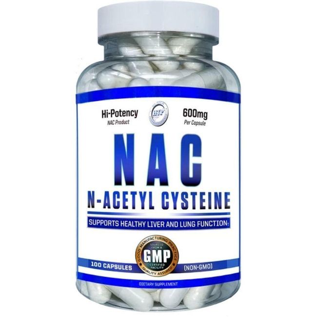 Hi-Tech Pharm NAC N-ACETYL-L-CYSTEINE 600mg 100 Caps 03/2026 FRESH Amino Acid