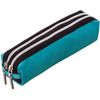 reimei藤井 Pencil Case Double Zipper , bule