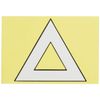 POSH 800091 Universal Sankaku Sticker, 1 Pack
