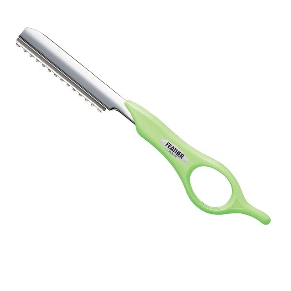 feather styling leather regular mint green