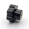 10 Pcs M8 Star Head Clamping Knobs, Black Plastic, Grip Handle for Woodworking & Machine Tools