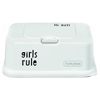Funkybox Wipes Dispenser 'Girls Rule' White