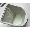 WOOSTER 8619 Paint Pail, 1 qt Capacity, Polypropylene, Off-White