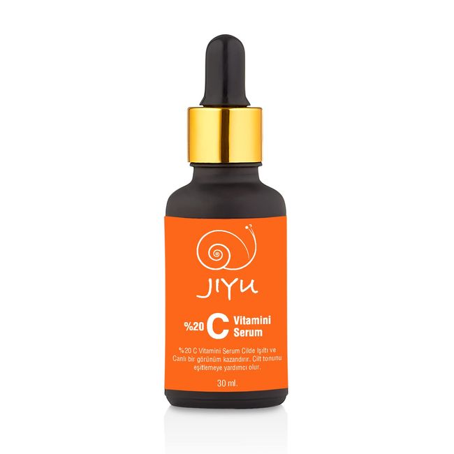 Jiyu C Vitamini Aydınlatıcı ve Cilt tonu Eşitleyici Cilt Bakım Serumu 30 ml. (%20 Ascorbic Acid)