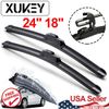 Windshield Wiper Blades Direct Connect Size 24" & 18" - Front Left Right Set New